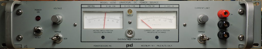 PD6150 front panel On set to 3.3 volts