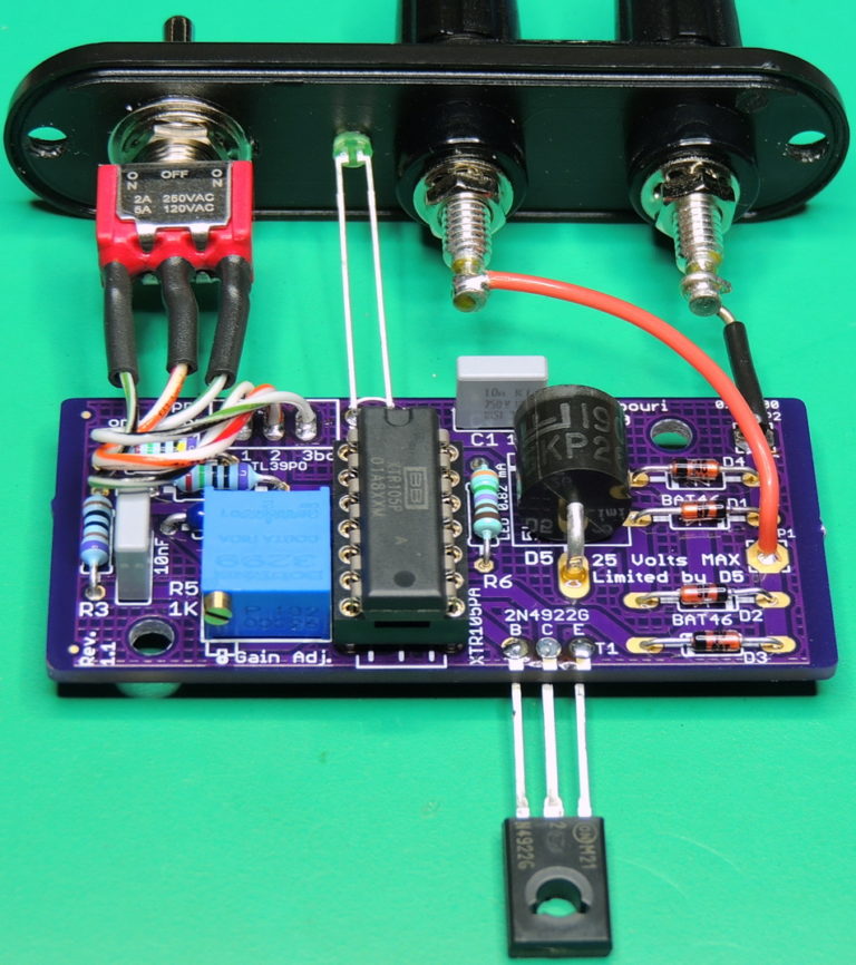 4-20mA loop current transmitter Rev. 1.2