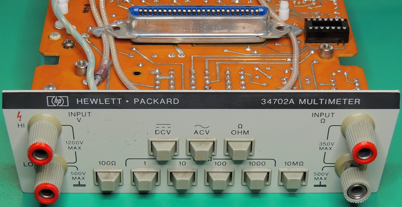 Hewlett Packard 34702A Multimeter Module - Barbouri's Electronics