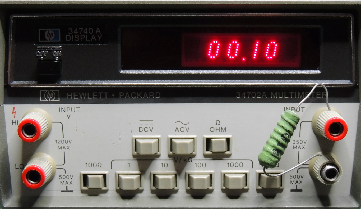 HP 34740A display and 34702A Multimeter Modules - Barbouri's